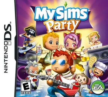 MySims - Party (USA) (En,Fr,Es) box cover front